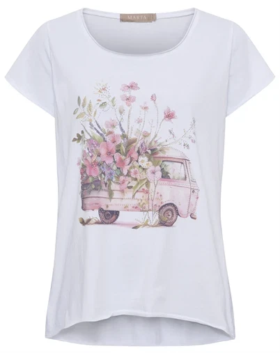 Marta du Chateau - MDCMarie T-Shirt - Pink